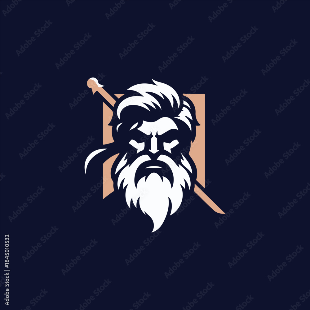 Fototapeta premium Rage of Zeus Logo