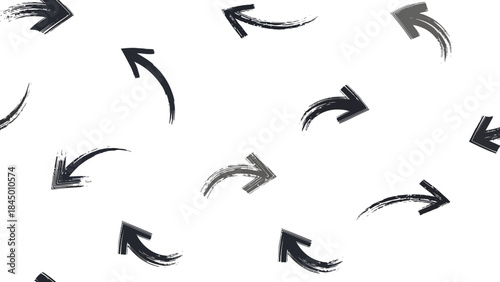 Abstract Arrow Pattern Grunge Style Vector Illustration for Design and Backgrounds