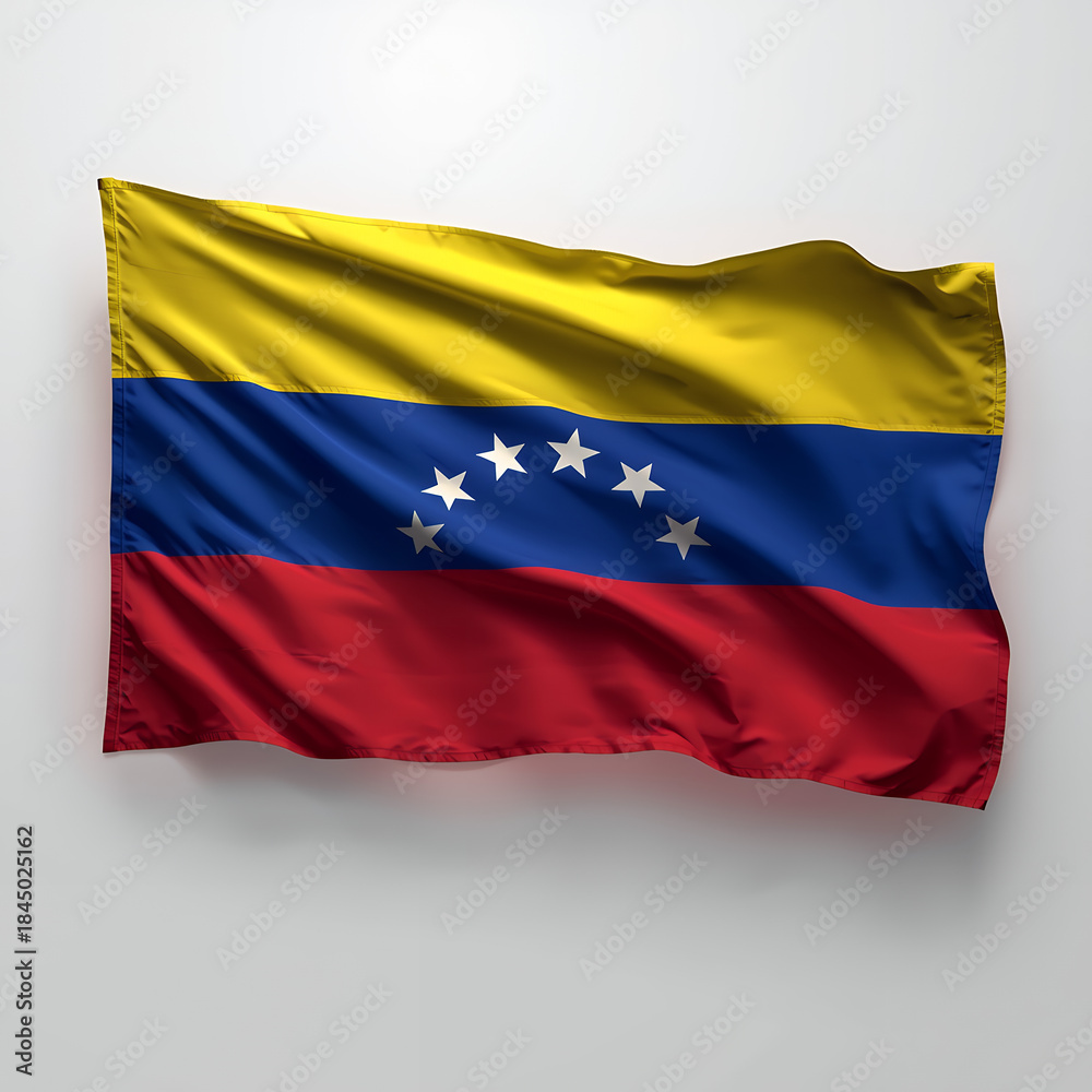 Obraz premium flag of venezuela waving