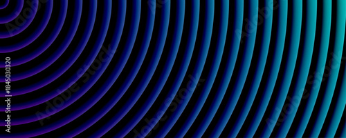 abstract curved gradient blue fractal glass grainy blurred neon textured, Futuristic neon texture with bright smooth fluted curved lines. vibrant shades of light blue background design