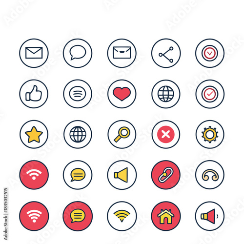 social media icon sets 