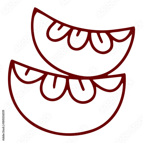 Half Moon Chinese Dumplings Outline