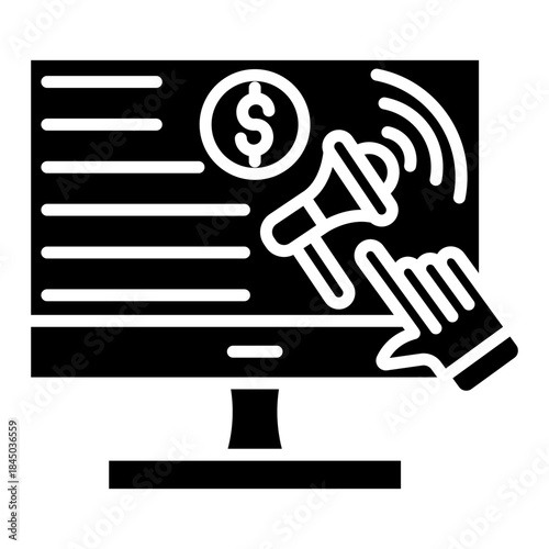 Pay Per Click Vector Icon