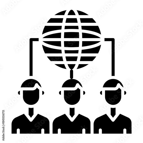 Outsourcing Vector Icon