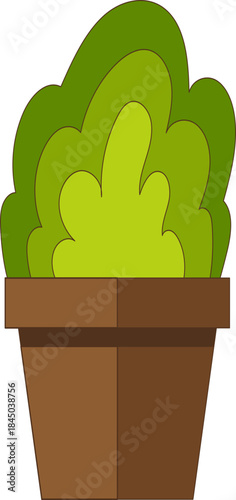 Fresh and Organic Plant Decorations Element