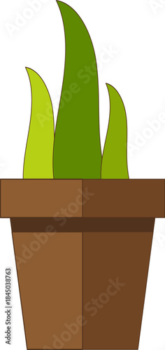 Fresh and Organic Plant Decorations Element