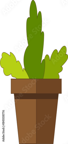 Fresh and Organic Plant Decorations Element