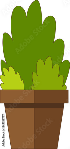 Fresh and Organic Plant Decorations Element