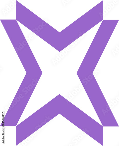 Letter X Initial Logo Collection Element