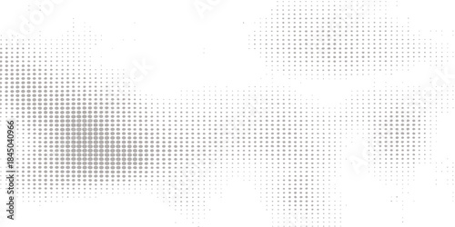 An abstract digital blue and green halftone dots vector illustration provides a futuristic business background pattern and texture decoration