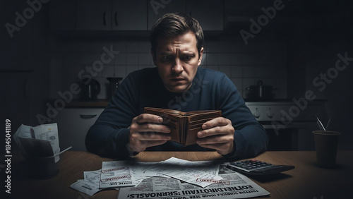 old man sitting on the table