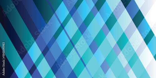 Abstract  dark blue and white modern wide banner with geometric shapes. Vector illustration background  design