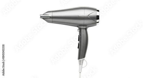 Modern hair dryer with powerful airflow