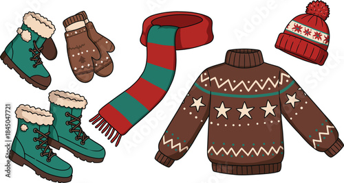 Winter accessories collection