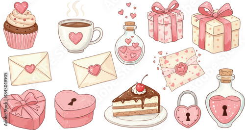 Illustrations of love and sweetness