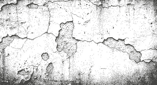 Cracked Concrete Wall Engraving Texture – Grunge Distressed Background Vintage Style