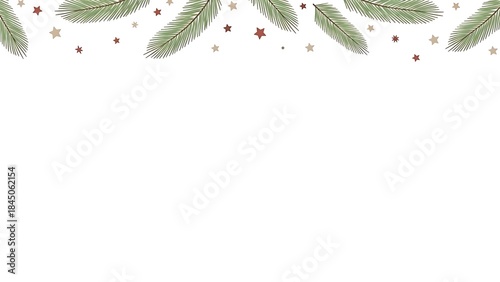 Scandinavian style Christmas greeting card