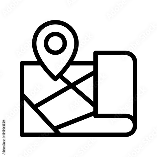 Precise Map Location icon pack for navigation, GPS marking, place finding and travel guidance