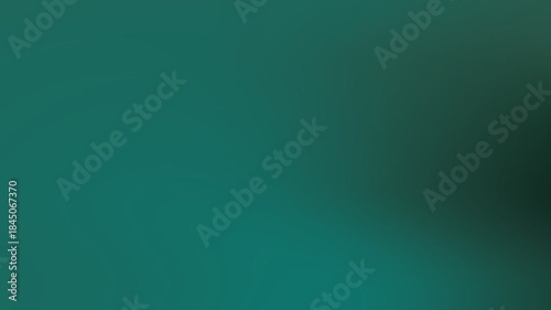 Smooth abstract deep teal green gradient background loop with dark soft blurred vignette and defocus effect for modern corporate technology presentation or dramatic underwater video overlay
