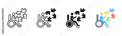 Occupational Therapy Icon, Multi Styles Icon Set