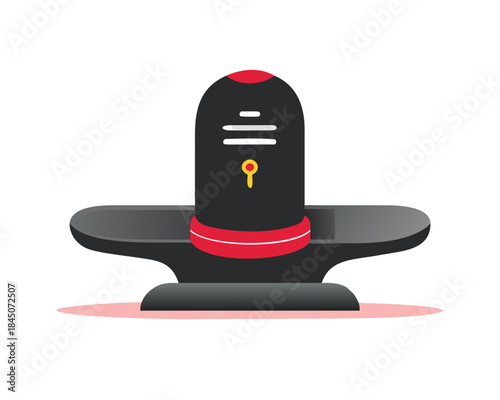 A classic vector illustration of a vintage black cowboy hat with a brim, an isolated fashion accessory for men