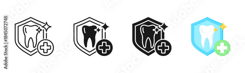 Dentistry Icon, Multi Styles Icon Set