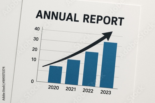 Annual financial report illustrating strong business growth over several consecutive years.