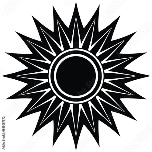 bright-golden-metallic-sun-icon-vector-on-white-ba.eps