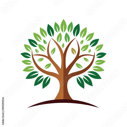 modern tree logo design