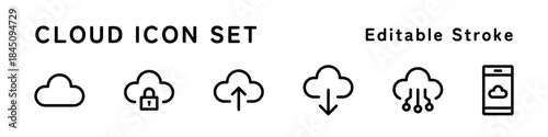 クラウドアイコンセット