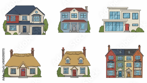 collection of houses