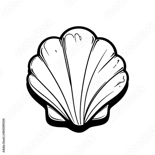 Shell shaped soap in beach shower, personal hygiene and outdoor bathing in seaside travel