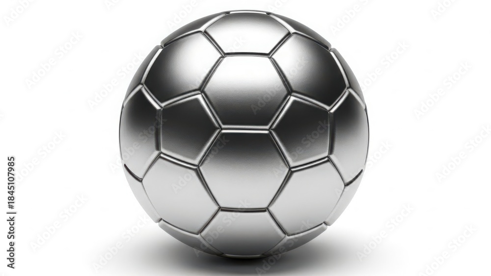 Fototapeta premium Shiny soccer ball