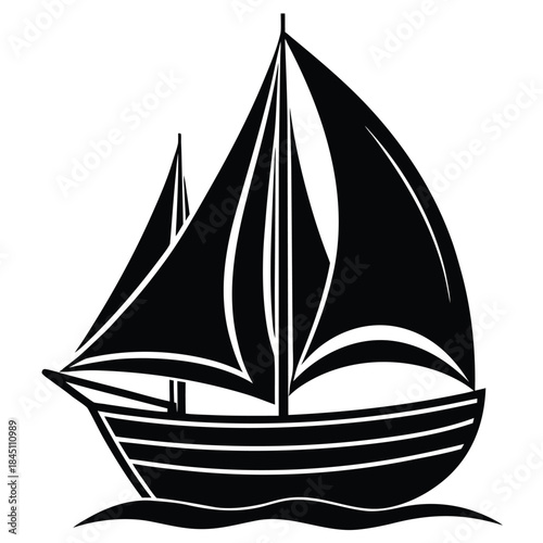 silhouette of a sailboat