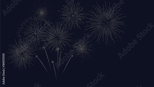 fireworks in the sky