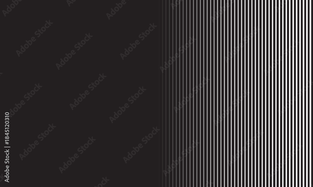 Obraz premium Abstract vertical striped gradient seamless vector background