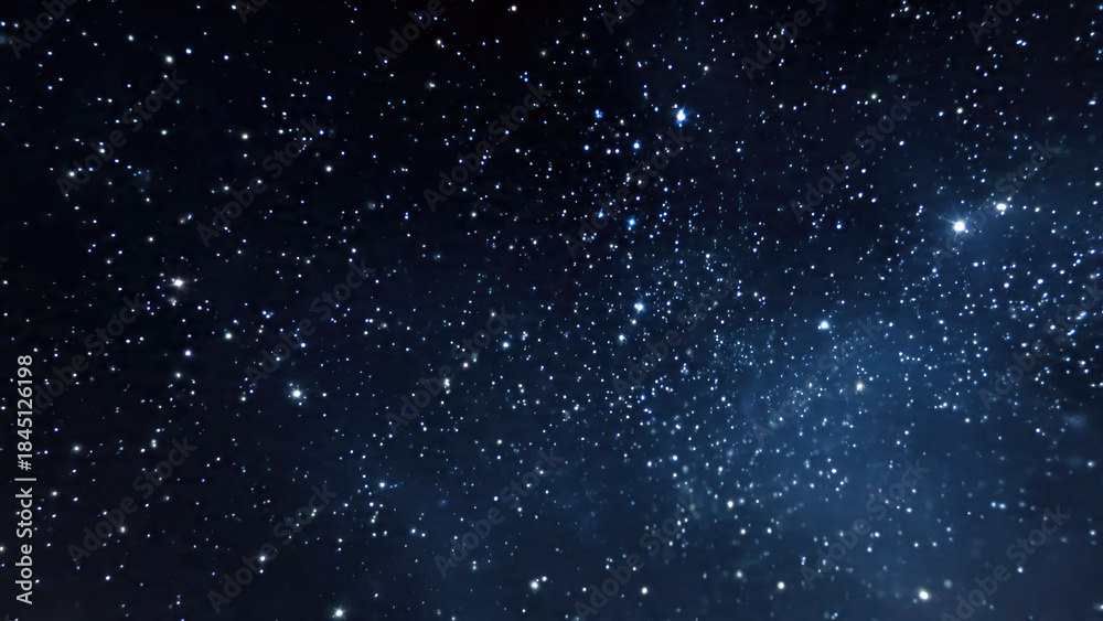 Naklejka premium Beautiful Starry Night Sky