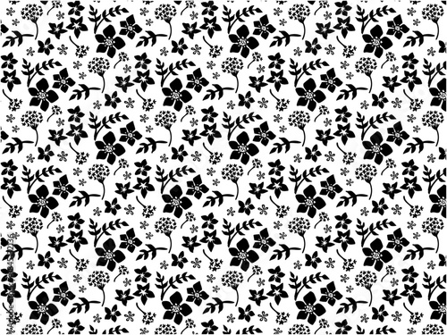 植物のパターン①黒