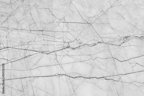 Canvas Print Clean white marble stone texture with sharp branch-like black veins and a fractured natural pattern, perfect for minimalist interior design and high-end bathroom surfaces
