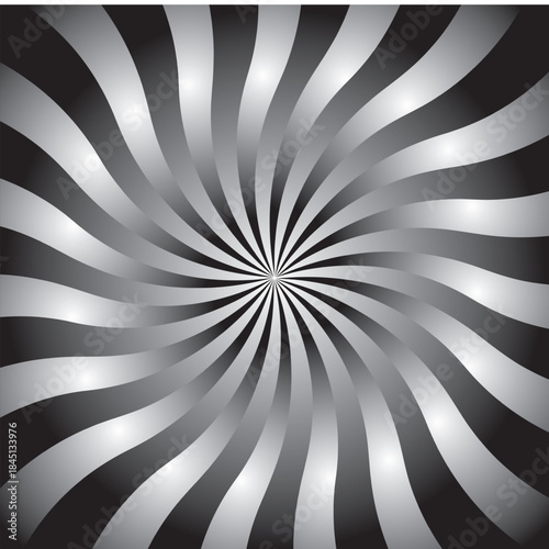 Background : A hypnotic black and white spiral illustration, creates a mesmerizing vortex effect. Perfect for graphic design, web backgrounds, or abstract visual effects.