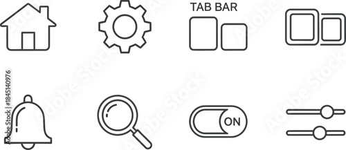 A minimalist textual representation of a vector file, featuring simple typography on a clean background