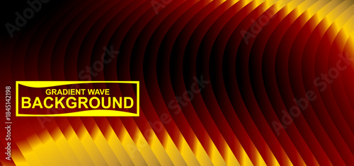 Fiery Gradient Arc: Abstract Flow and Dynamic Curves | Molten Sunset Resonance: Gold and Red Rhythmic Stripes | Shadowed Ascent: Modern Geometric Black and Warm Tones