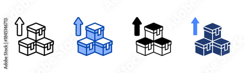 Export icon set multiple style collection