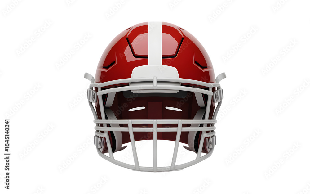 Fototapeta premium American football helmet isolated on transparent background