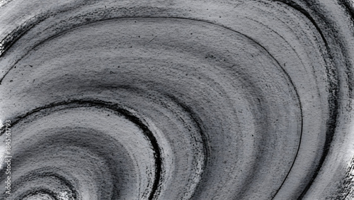 Captivating Monochrome Swirl Abstract Art Depicting Dynamic Flow and Textured Grace