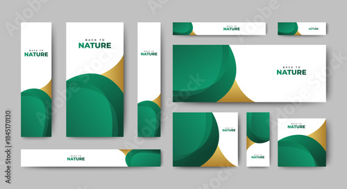 Corporate and digital business marketing promotion social media web cover photo and web banner. vector