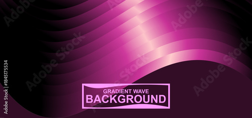 Sleek futuristic background with soft curved transitions and glowing highlights, ideal for feminine technology themes, branding, and innovative digital content