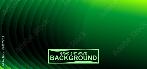 Vibrant green abstract background featuring wavy diagonal lines and gradients, creating a modern, energetic, and dynamic aesthetic for professional designs