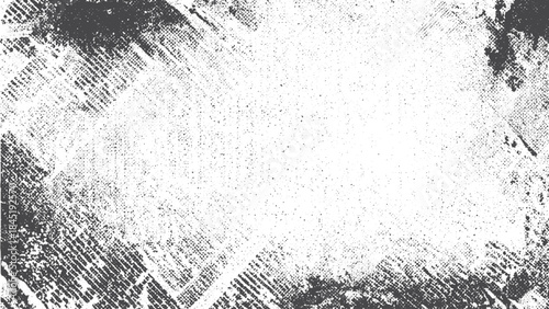 Scratched grunge urban background texture vector with dust and grain overlay. Dark scratched grunge background with old film effect for vintage design use. 