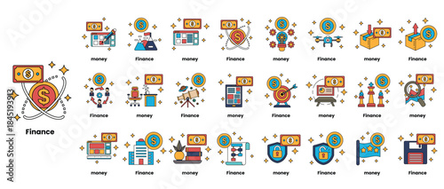 A series of abstract symbols and numbers are displayed in a grid